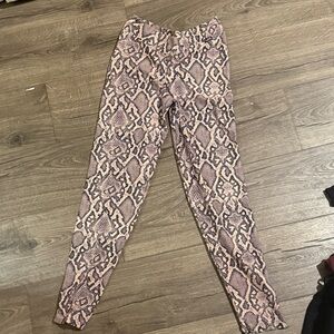 LiCi Fit Viper Snake Print Leggings – XL